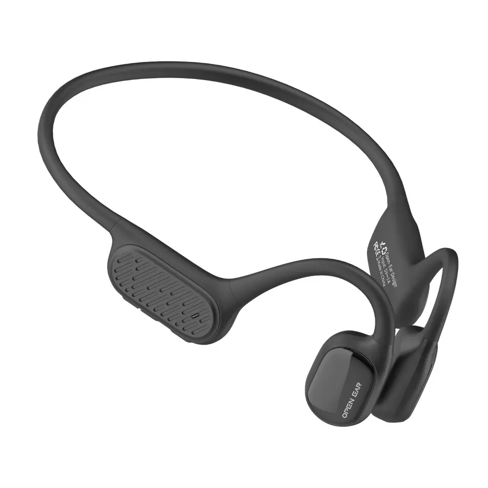 Open Ear F1 waterproof bone conduction headphones with built in MP3 player