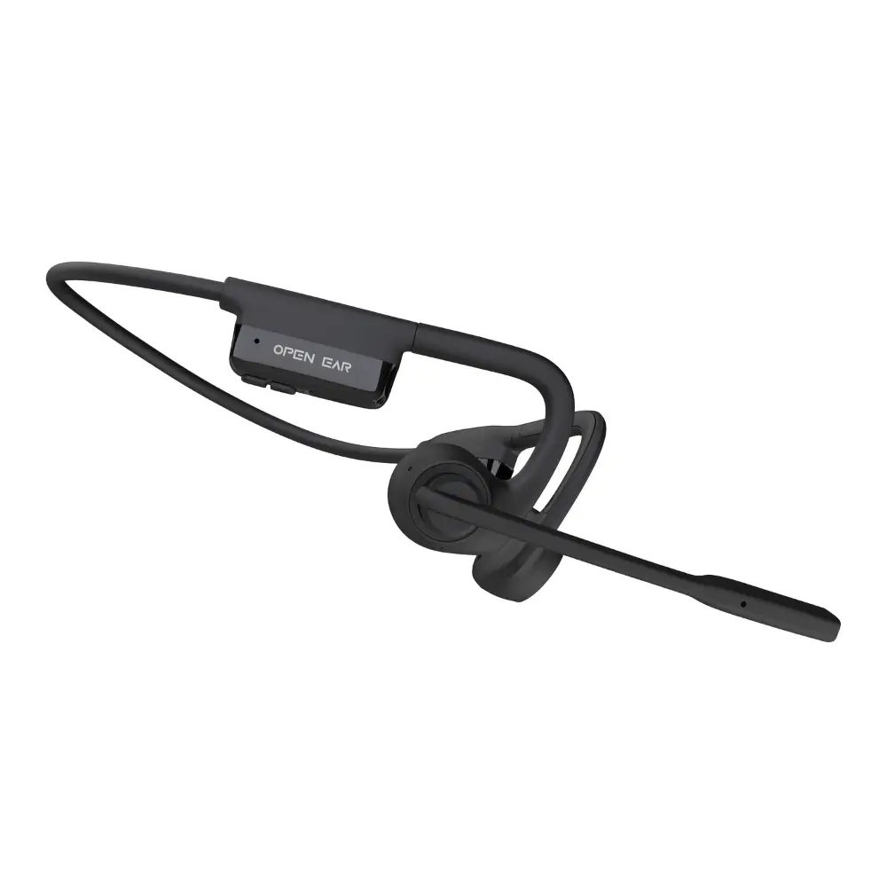 Open Ear Boom Mic Bone Conduction Headphones