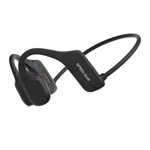 open ear uk bone conduction headphones on white back ground