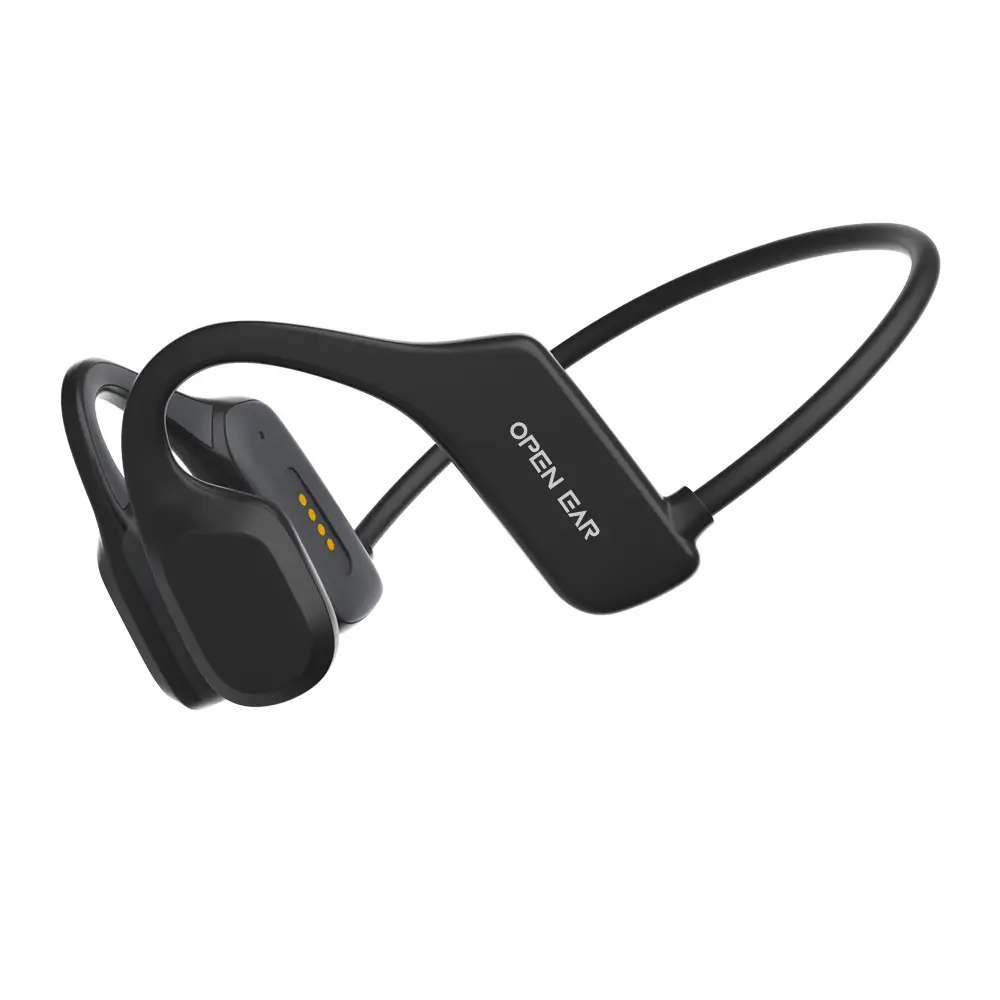 open ear uk bone conduction headphones on white back ground